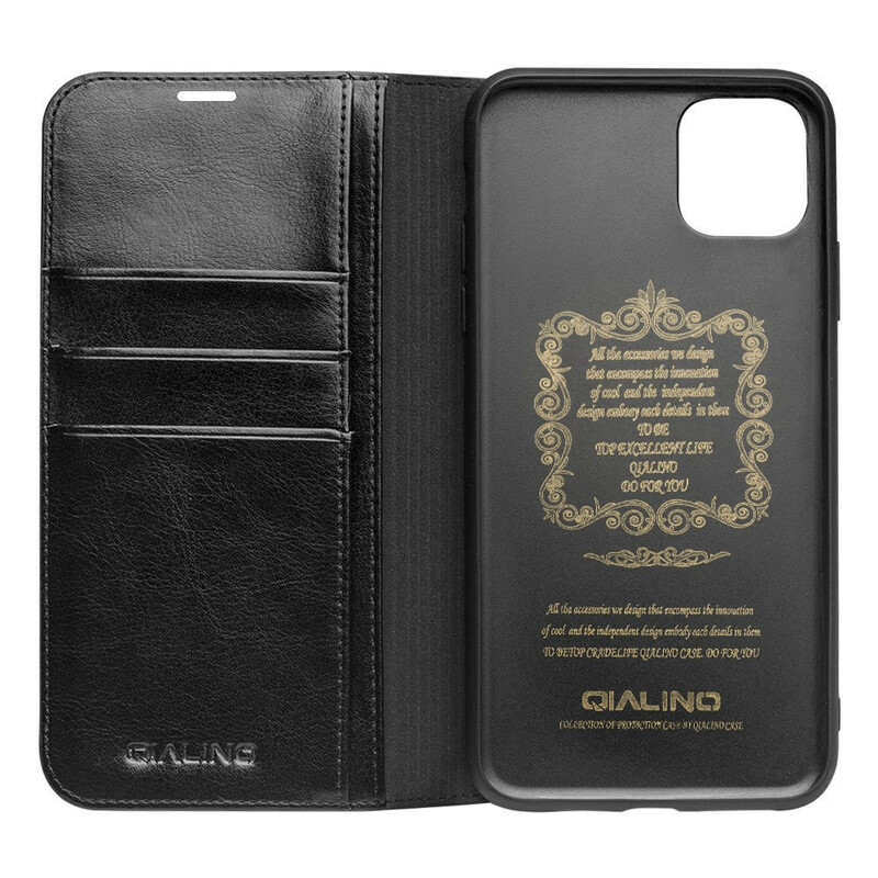 Capa iPhone 11 Genuine Leather Qialino