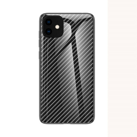 iPhone 11 Pro Case Fibra de Carbono de Vidro Temperado