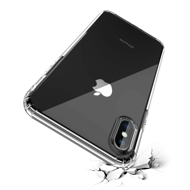 iPhone XS Máx. Capa Transparente LEEU Almofadas de Protecção