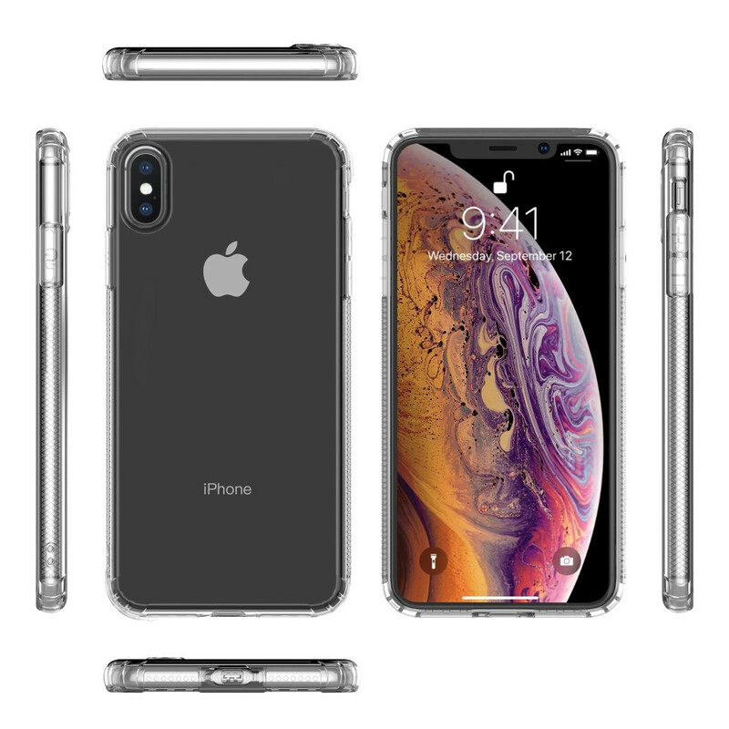 iPhone XS Máx. Capa Transparente LEEU Almofadas de Protecção