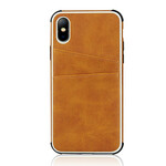 Capa dupla de cartão monocromática para iPhone X