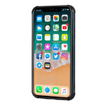 Capa dupla de cartão monocromática para iPhone X