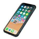 Capa dupla de cartão monocromática para iPhone X