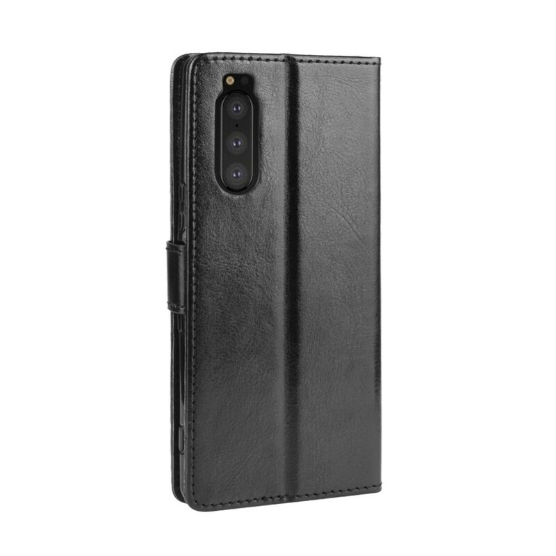 Capa de pele Sony Xperia 5 Flashy Leatherette