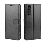 Capa de pele Sony Xperia 5 Flashy Leatherette