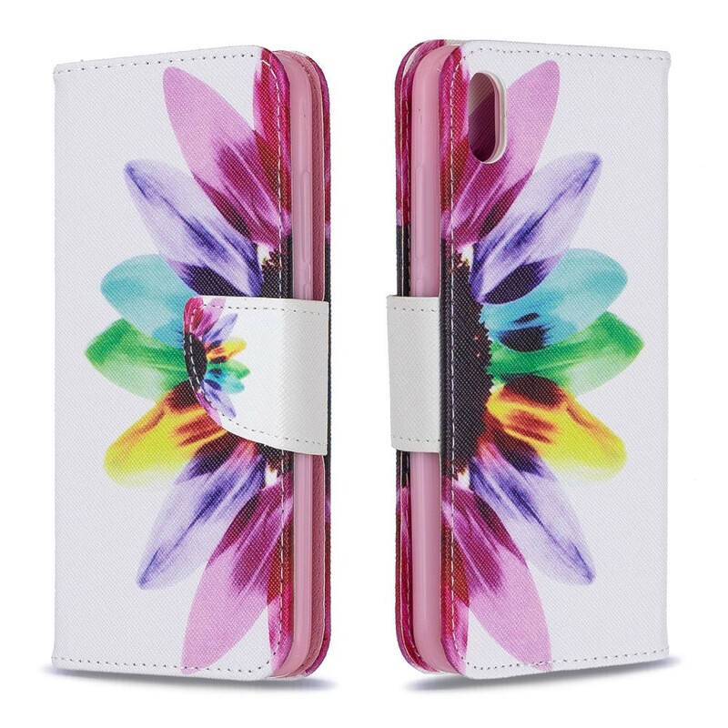 Xiaomi Redmi 7A Capa de Flor de Aquarela