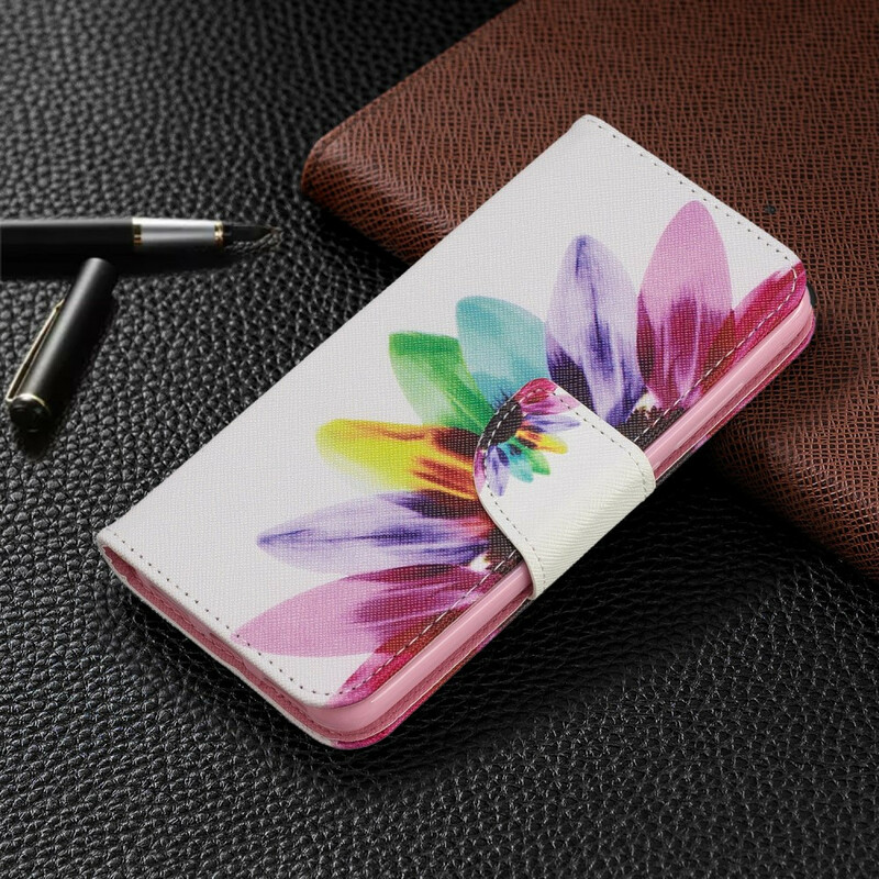 Xiaomi Redmi 7A Capa de Flor de Aquarela