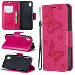 Xiaomi Redmi 7A Capa de CordÃ£o Impressa com Borboleta