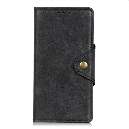 Xiaomi Redmi Note 8 Pro Case Botão Faux Leather