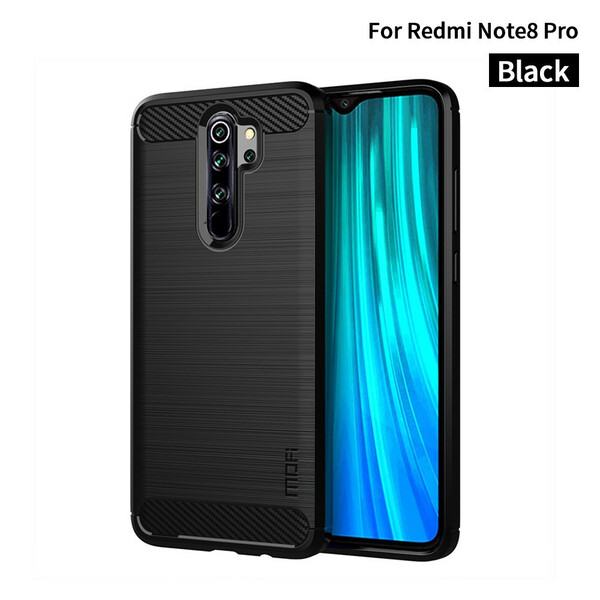 Xiaomi Redmi Note 7 Pro Capa de Fibra de Carbono Escovado Mofi