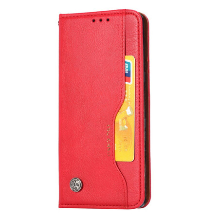 Capa Flip Capa Google Pixel 4 Capa de cartão em pele