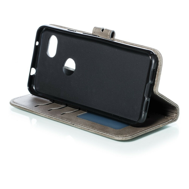 Google Pixel 3A Capa de Couro Kitten