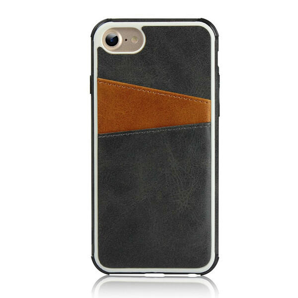 Case iPhone SE 2 / 8 / 7 / 6 Porta-cartões bicolor duplo