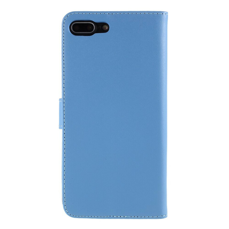 Capa iPhone 8 Plus / 7 Plus Cor de Couro Genuíno Capa iPhone 8 Plus / 7 Plus Cor de Couro Genuíno
