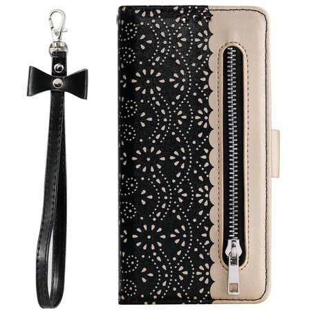 Capa para iPhone 8 Plus / 7 Plus Capa de Renda com Cordão