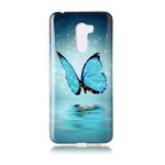 Xiaomi Pocophone Case F1 Butterfly Blue Fluorescent