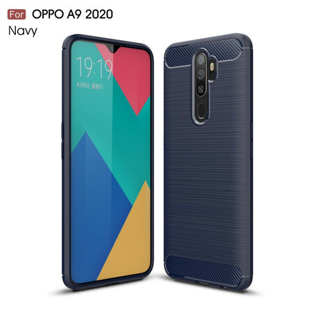 Capa de fibra de carbono escovada em oposição ao A9 2020
