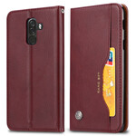 Capa Flip Xiaomi Pocophone F1 Capa de cartão de couro