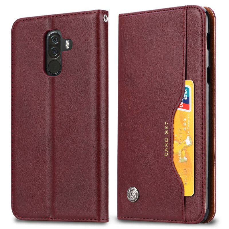 Capa Flip Xiaomi Pocophone F1 Capa de cartão de couro