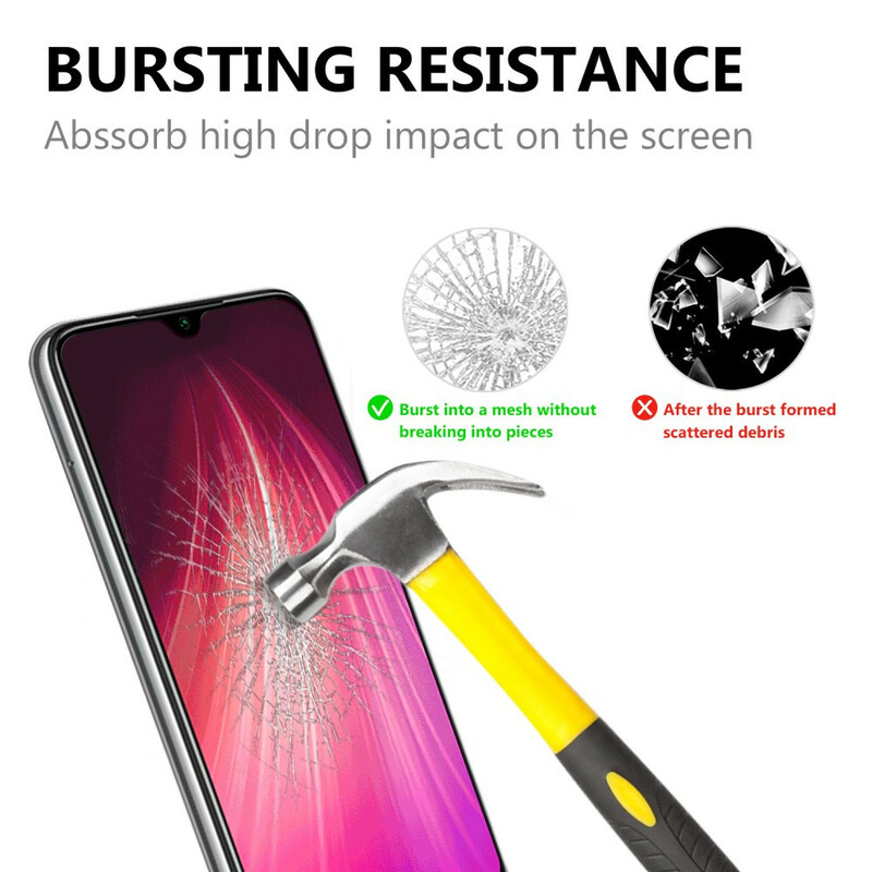 Xiaomi Redmi Note 8T PelÃ­cula pelÃ­cula pelÃ­cula protectoraaa de ecrã de vidro temperado
