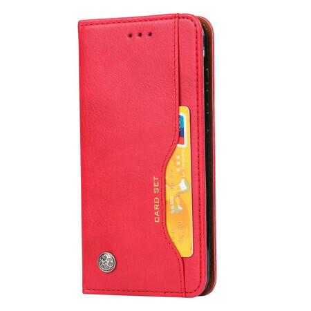 Capa Flip Huawei P Smart Z / Capa de cartão Honor 9X Leatherette