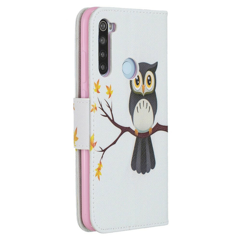 Xaomi Redmi Note 8 Case Owl Perched on the Branch