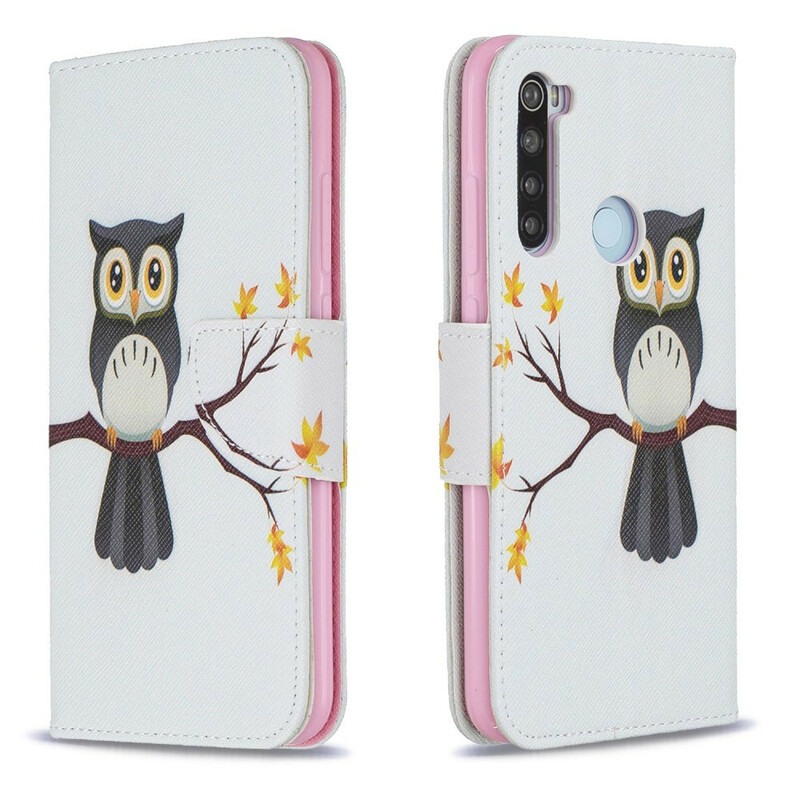 Xaomi Redmi Note 8 Case Owl Perched on the Branch