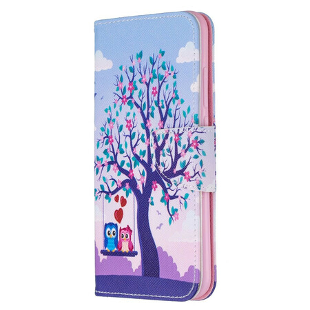 Xiaomi Redmi Note 8 Cover Owls On The Swing