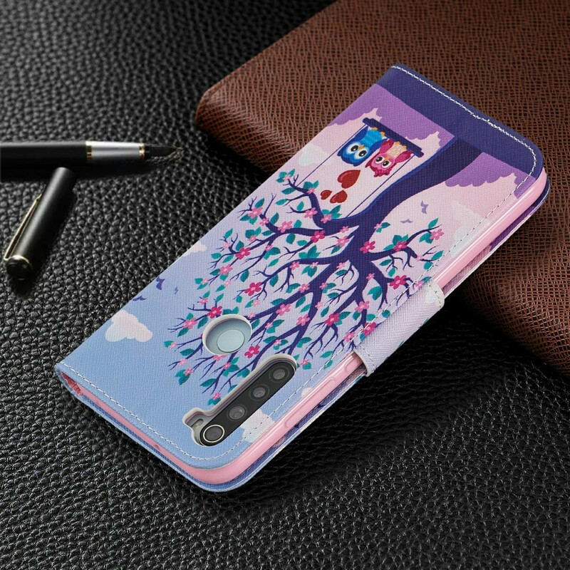 Xiaomi Redmi Note 8 Cover Owls On The Swing