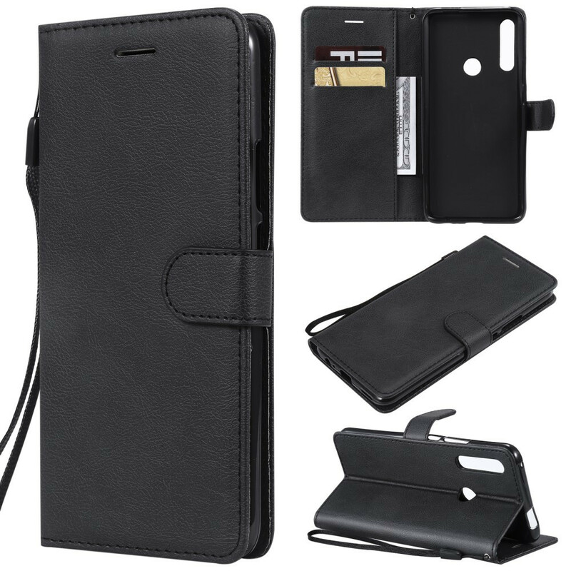 Capa Huawei P Smart Z / Honor 9X Efeito Couro com alça
