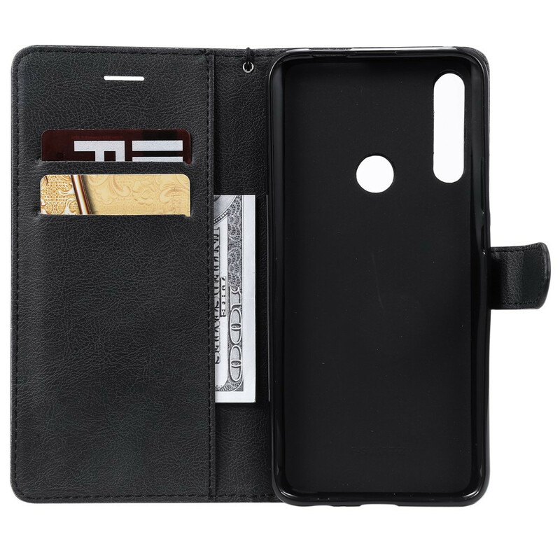 Capa Huawei P Smart Z / Honor 9X Efeito couro com alça