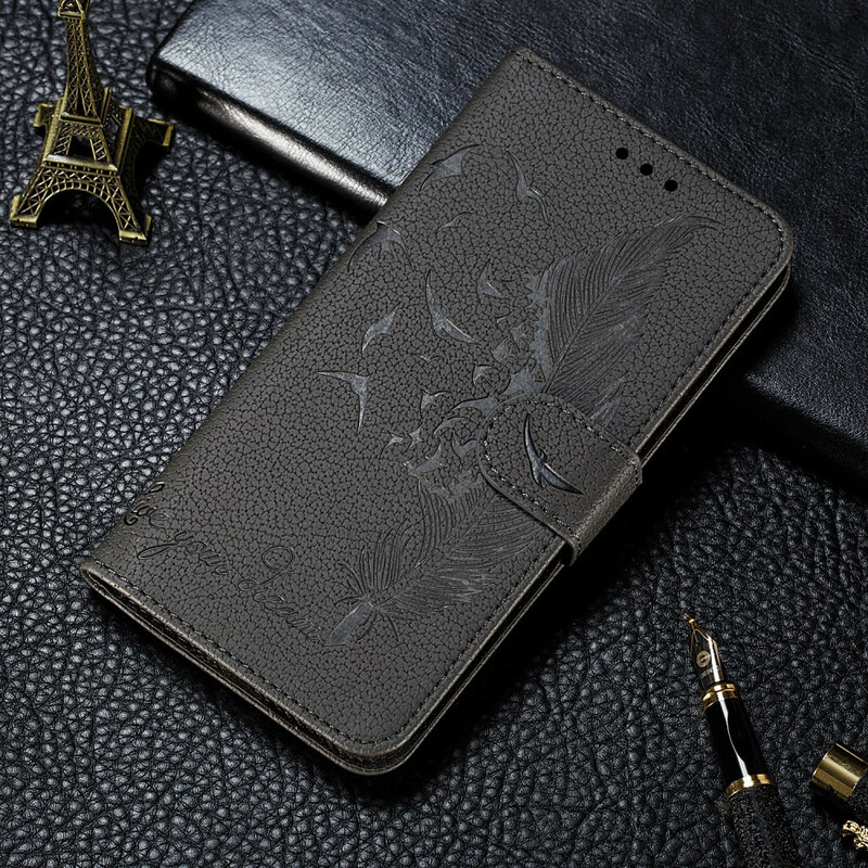 Xiaomi Redmi Note 8 Capa de Couro Viva o Seu Sonho