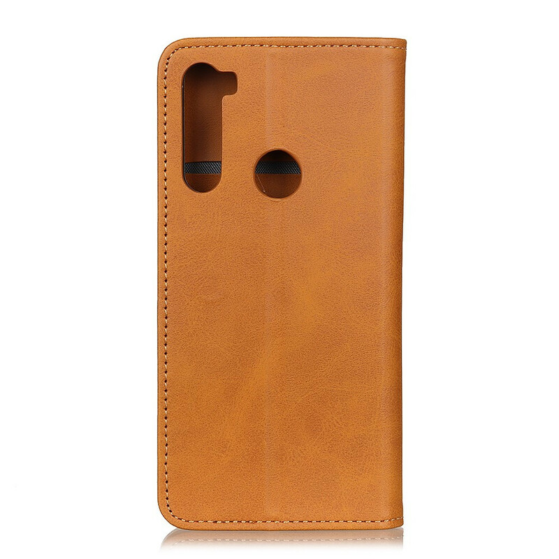 Capa Flip Xiaomi Redmi Note 8 Split Leather Classic