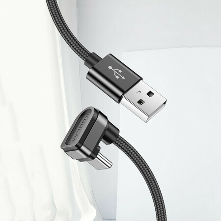 Cabo de carregamento USB-C em forma de U