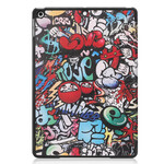 Capa inteligente iPad 10.2" (2019) Leatherette Graffiti Fun