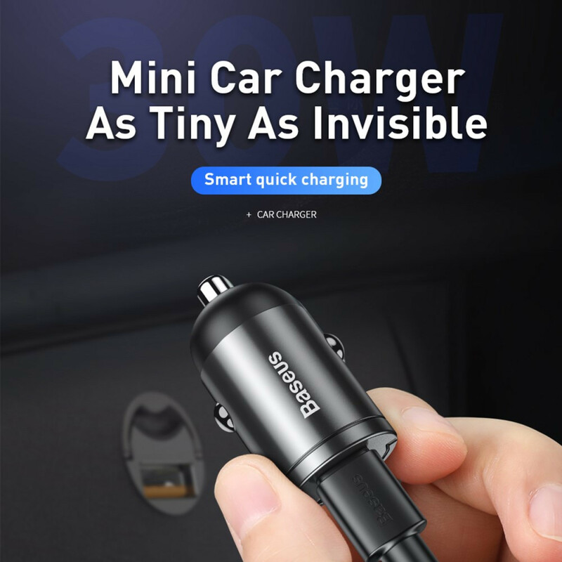 Carregador de carro BASEUS Mini USB