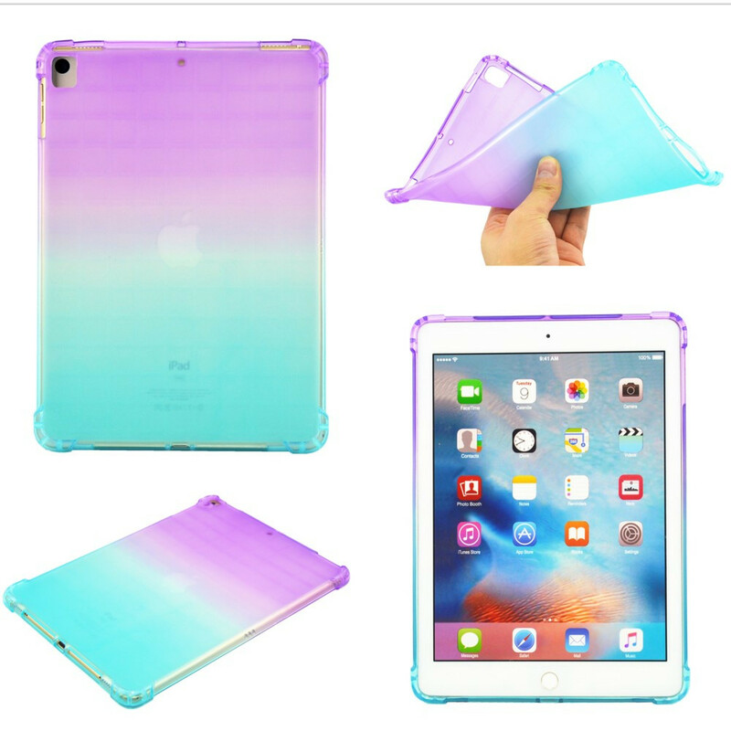 Capa de iPad 10,2" (2019) Cores Gradiente de Silicone