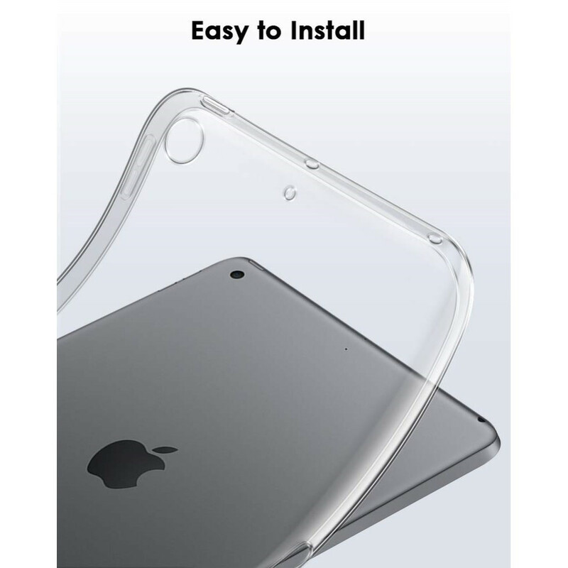 Capa de iPad 10,2" (2019) Silicone Transparente