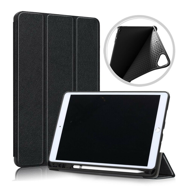 Capa inteligente iPad 10.2" (2019) Capa em pele com lápis Capa inteligente iPad 10.2" (2019) Capa em pele com lápis