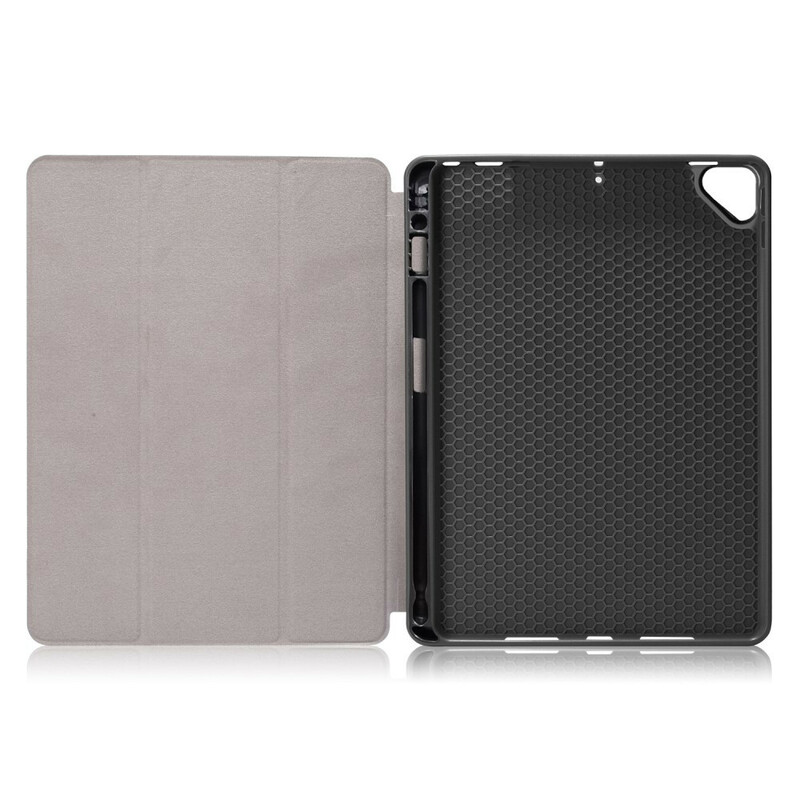 Capa inteligente iPad 10.2" (2019) Capa em pele com lápis Capa inteligente iPad 10.2" (2019) Capa em pele com lápis