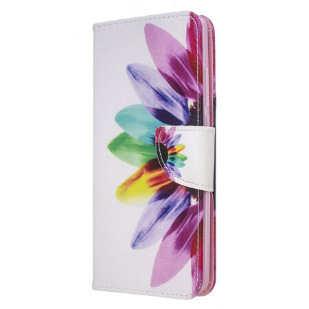 Xiaomi Redmi 8 Capa de flor de aguarela