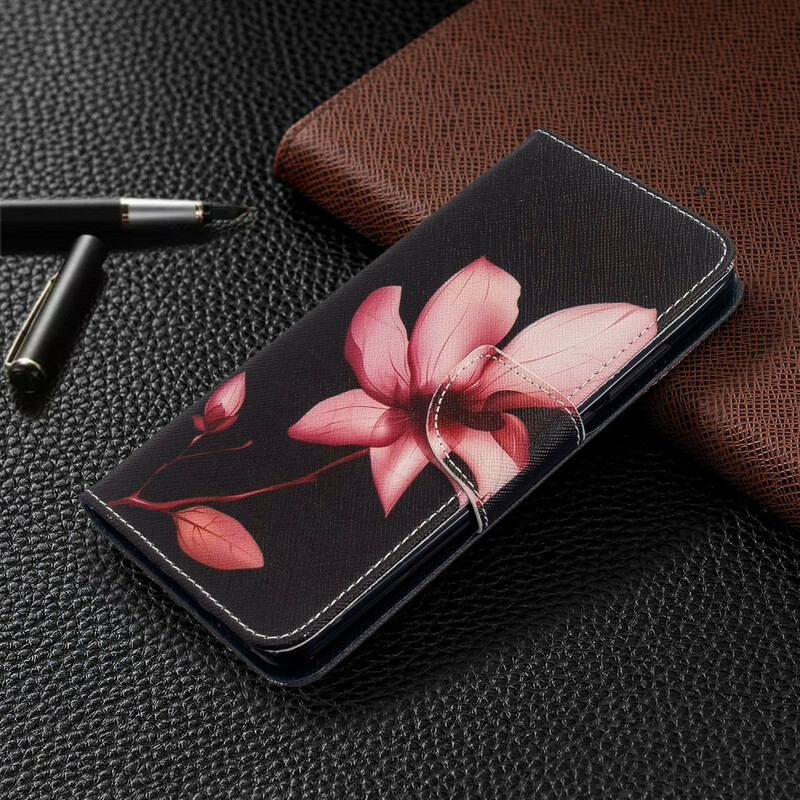 Xiaomi Redmi 8 Capa cor-de-rosa flor