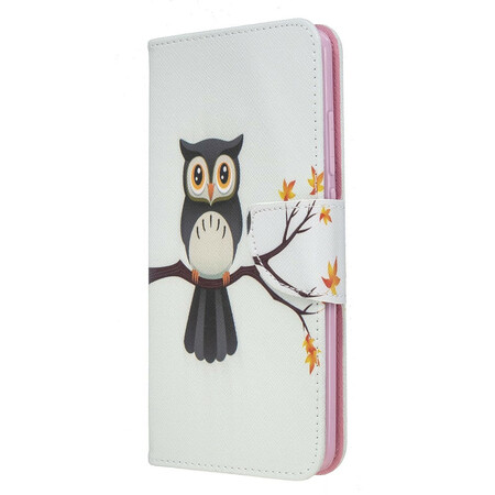 Xaomi Redmi 8 Case Owl Empoleirado no Ramo