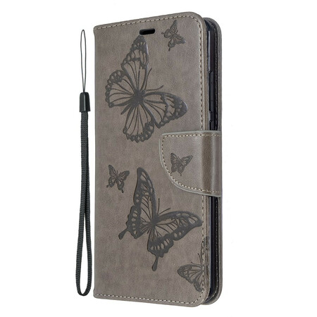 Xiaomi Redmi 8 Capa de Cordão Impressa com Borboleta