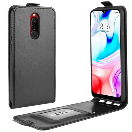 Xiaomi Redmi 8 Capa de Efeito Couro Dobrável