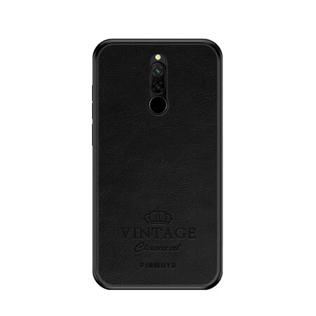 Xiaomi Redmi 8 Capa de Couro Vintage PINWUYO