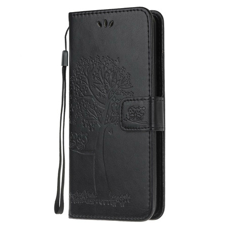 Capa para árvores e corujas Sony Xperia 5