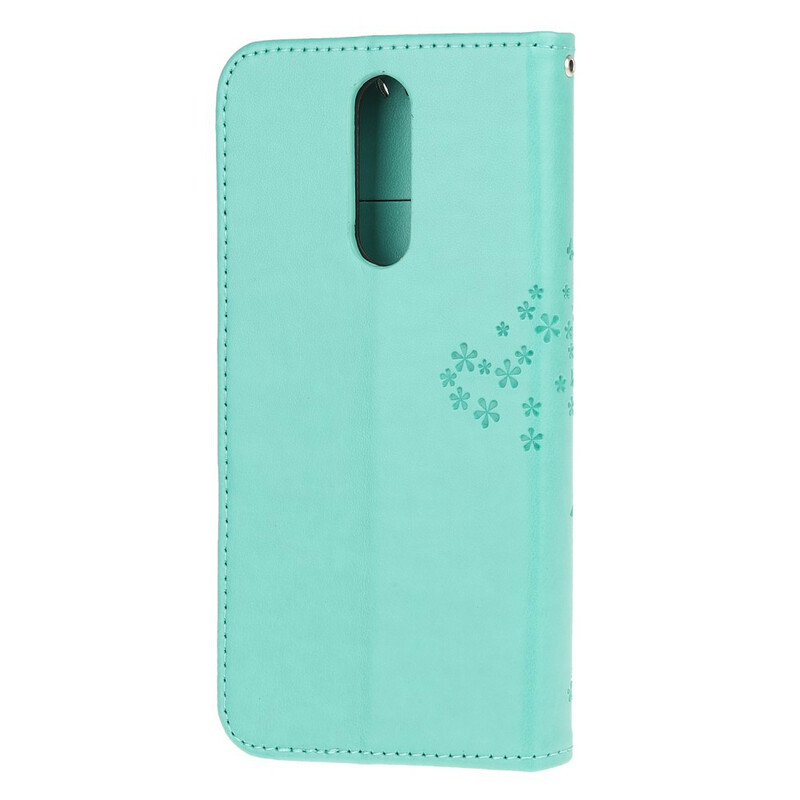 Xiaomi Redmi 8 Capa para Árvores e Corujas