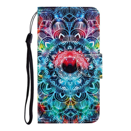 Xiaomi Redmi 8 Flashy Mandala Strap Case
