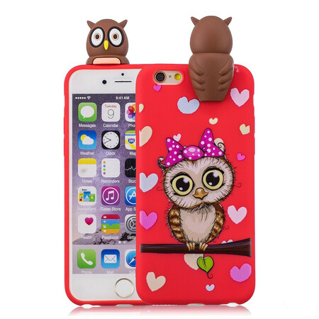 Capa iPhone 6/6S Owl 3D